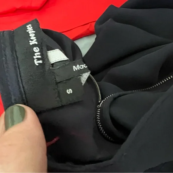 Navy blue zipped blouse kooples size small - Picture 1 of 2